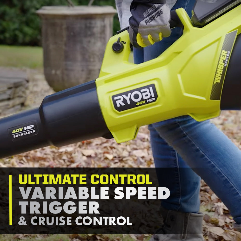 40V HP BRUSHLESS 600 CFM WHISPER SERIES BLOWER Image 8
