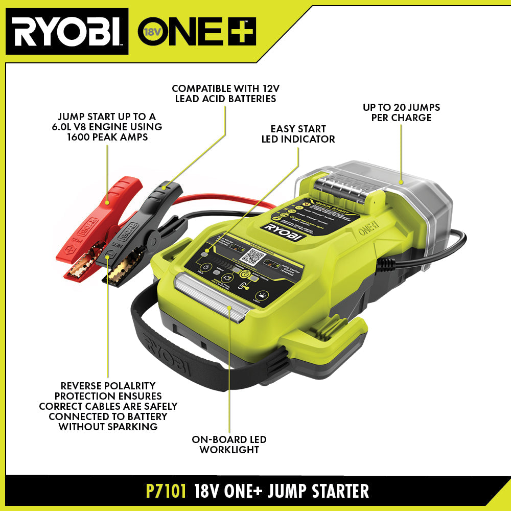 18V ONE+ JUMP STARTER Image 2