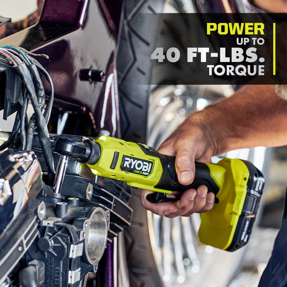 18V ONE+™ HP COMPACT BRUSHLESS 3/8" High Speed Ratchet KIT Image 6