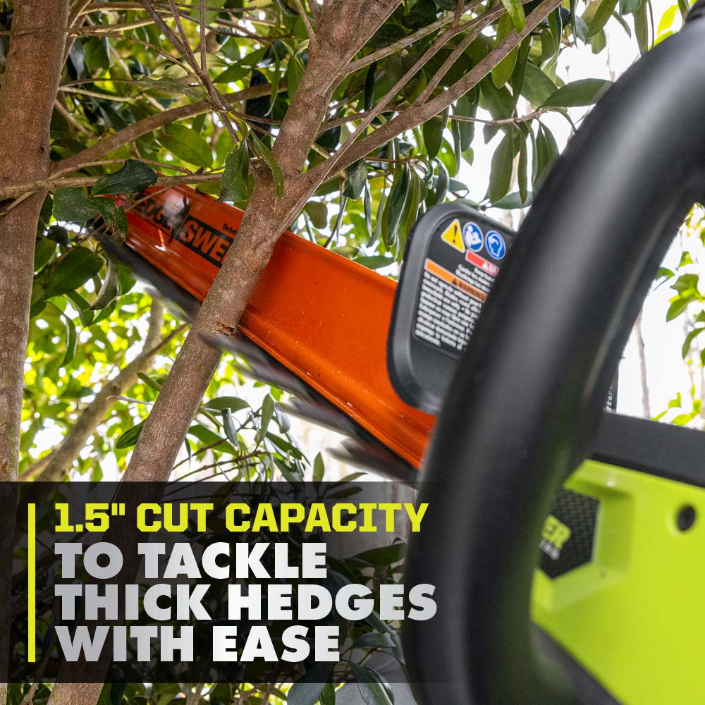 40V HP BRUSHLESS WHISPER SERIES 26" HEDGE TRIMMER Image 4