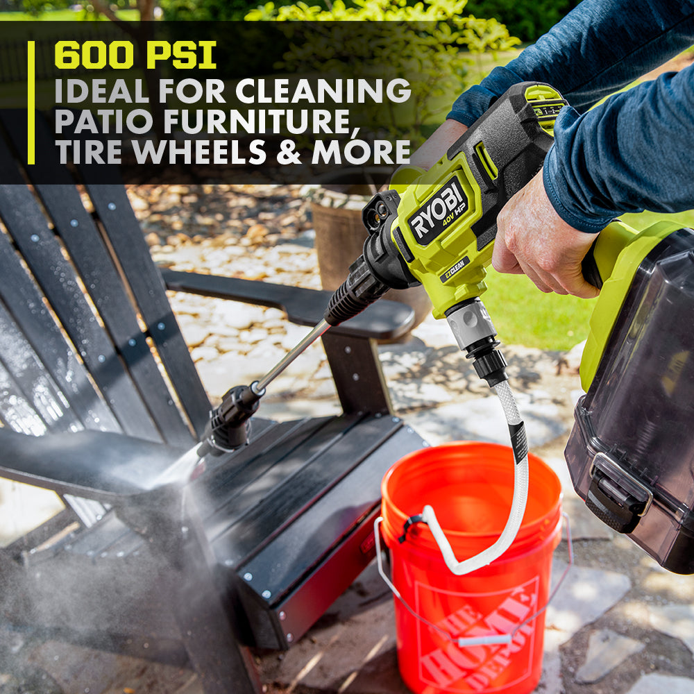 40V HP BRUSHLESS 600 PSI POWER CLEANER Image 6