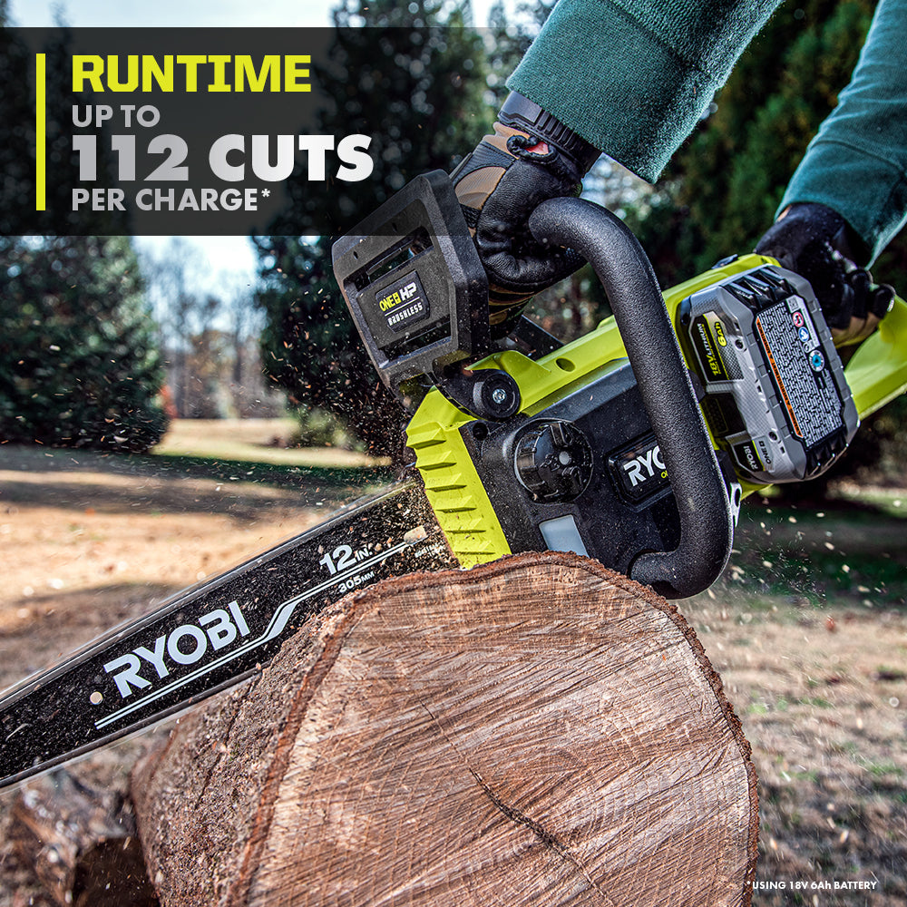 18V ONE+ HP BRUSHLESS WHISPER SERIES 12" CHAINSAW Image 5