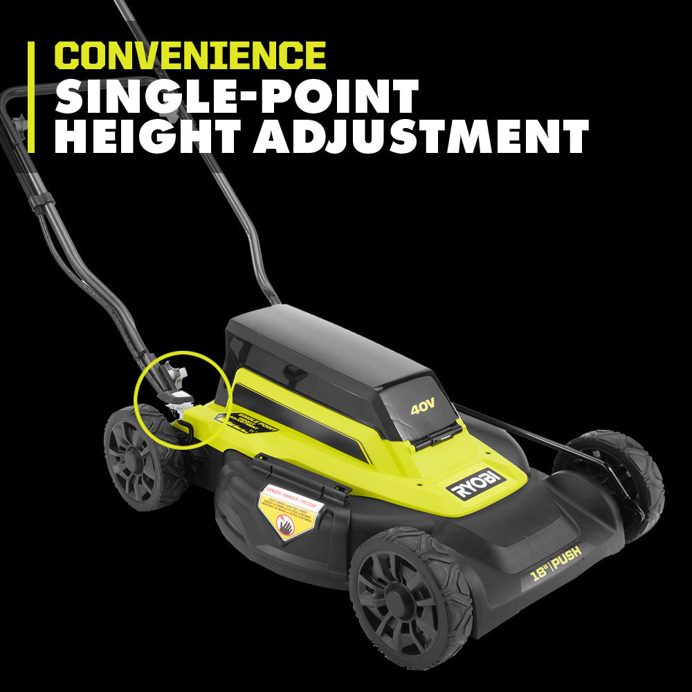 40V 18" 2-IN-1 PUSH MOWER KIT Image 7