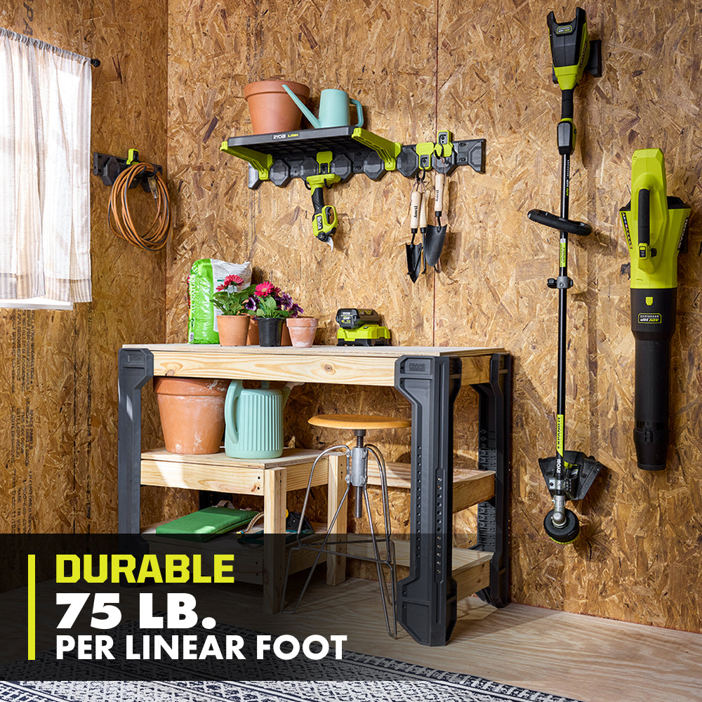Wall Rail & 2-in-1 Endcap Set