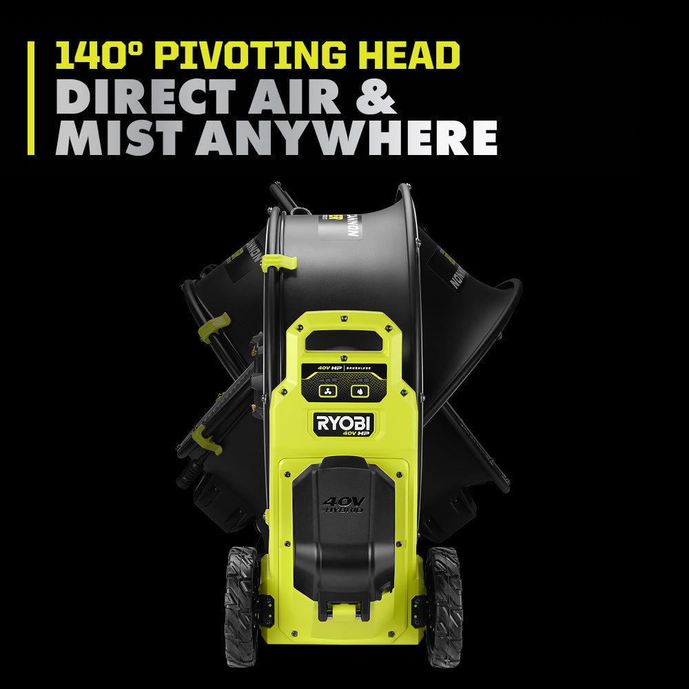 40V HP Brushless Hybrid 18" Misting Air Cannon