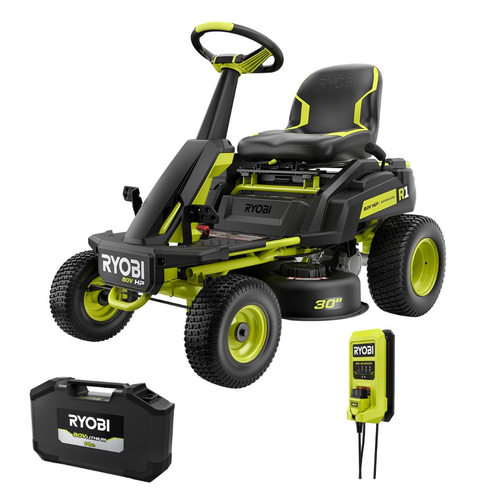 R1 80V HP Brushless 30" Riding Lawn Mower Kit