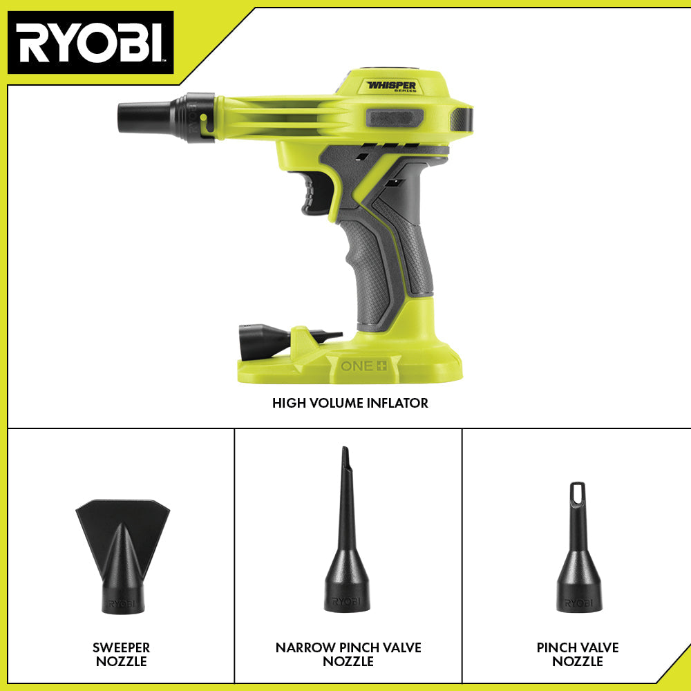 18V ONE+ WHISPER SERIES HIGH VOLUME INFLATOR Image 2