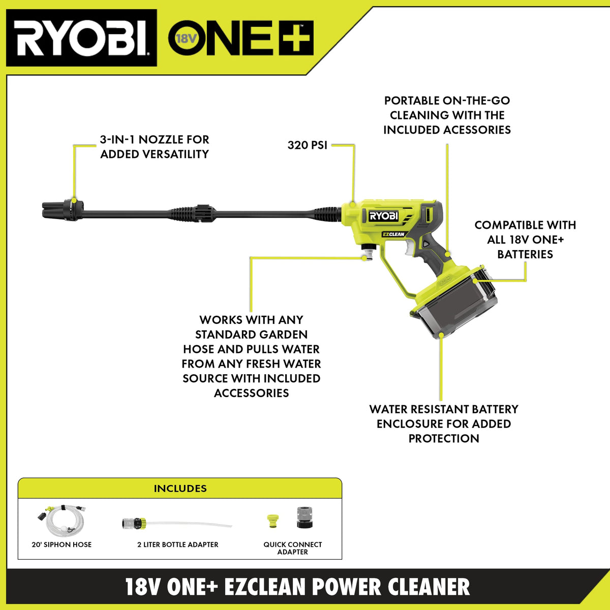 18V ONE+ EZCLEAN POWER CLEANER Image 2