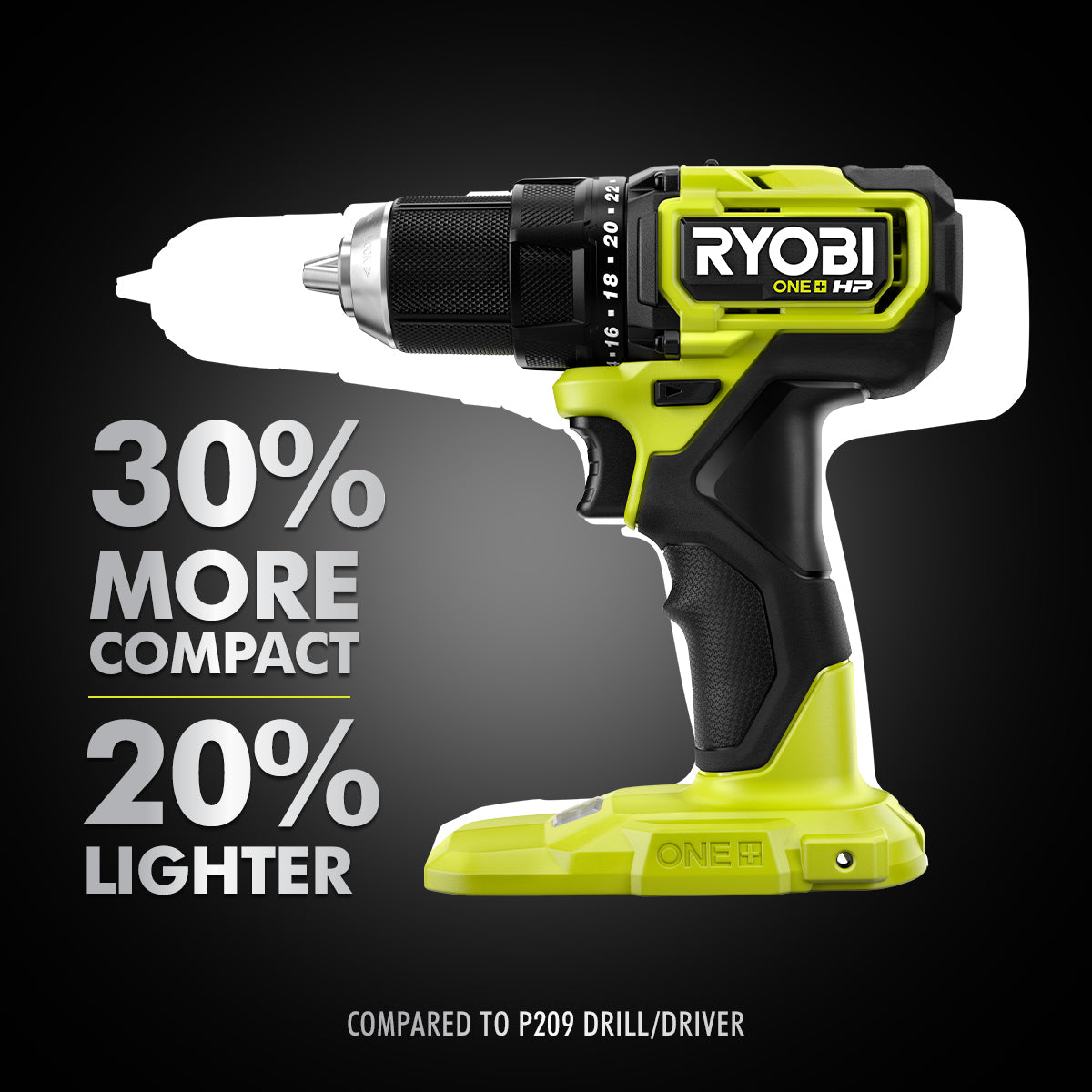 18V ONE+ HP Compact Brushless 1/2" Drill/Driver Image 2