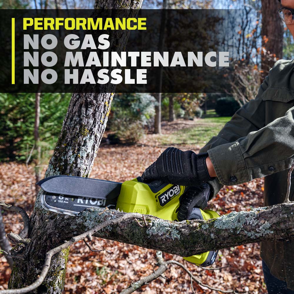 18V ONE+ HP 6" COMPACT BRUSHLESS PRUNING CHAINSAW KIT Image 6