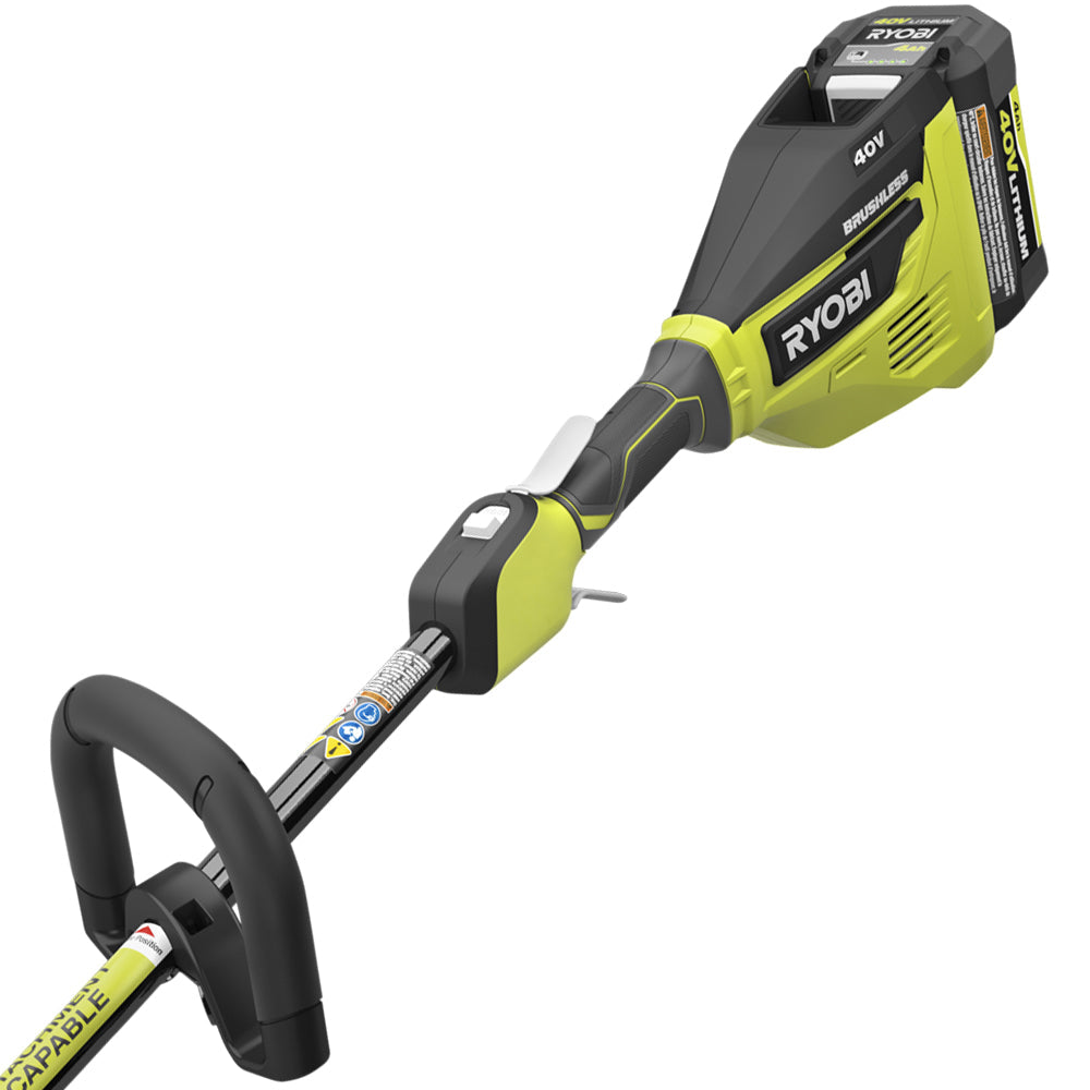 40V BRUSHLESS ATTACHMENT CAPABLE 15" STRING TRIMMER KIT Image 7