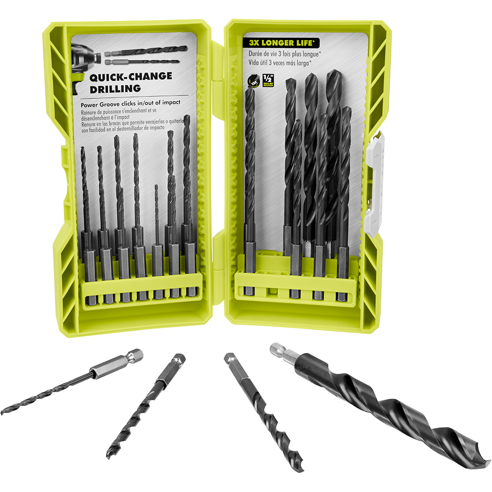25 PC. BLACK OXIDE HEX SHANK DRILL BITS Image 4