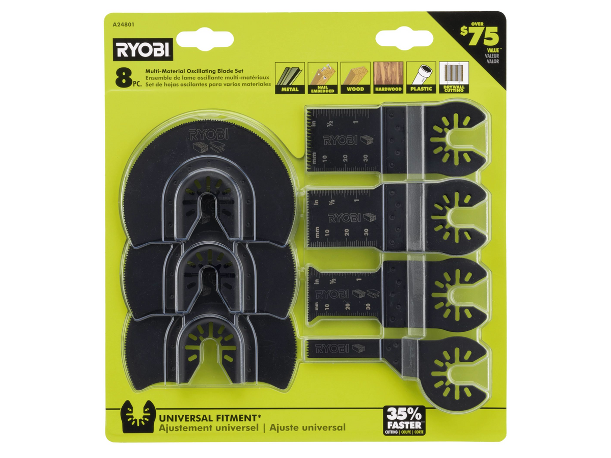 8 PC Multi-Material Oscillating Blade Image 3