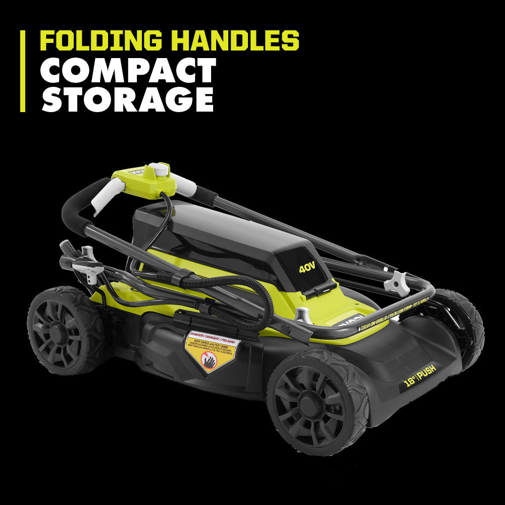 40V 18" 2-IN-1 PUSH MOWER KIT Image 8