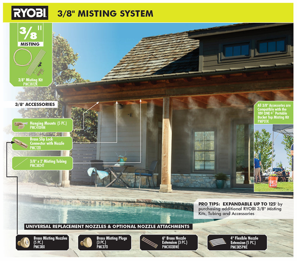 18V ONE+ Portable Bucket Top Misting Kit Image 2