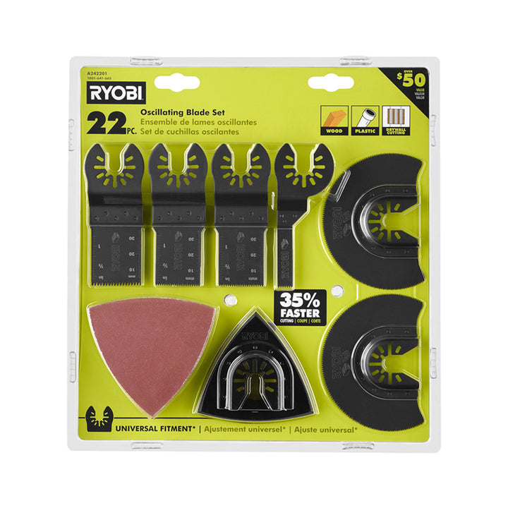 22-Piece Oscillating Blade Set Image 1
