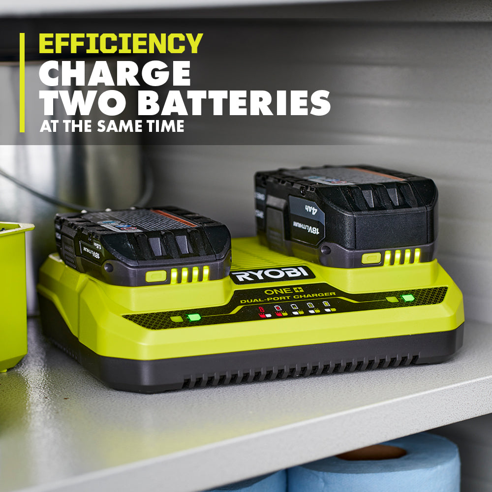 18V ONE+ DUAL-PORT SIMULTANEOUS CHARGER  Image 4