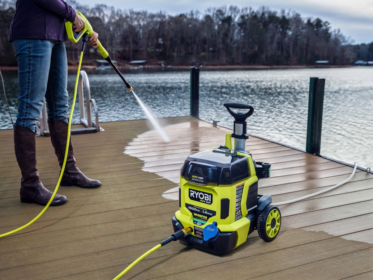 40V HP BRUSHLESS WHISPER SERIES 1500 PSI 1.2 GPM PRESSURE WASHER Image 5