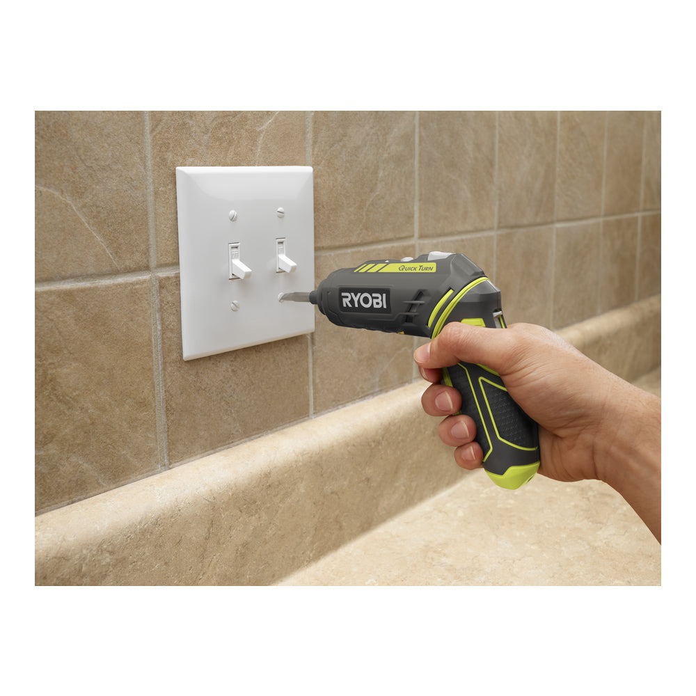 4-Volt QuickTurn Lithium-Ion Cordless 1/4 in. Hex Screwdriver Kit Image 3
