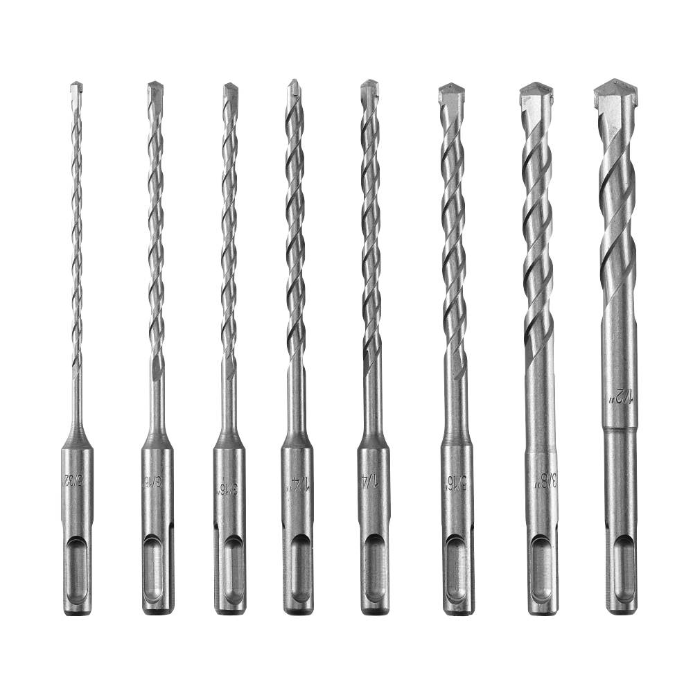 8 PC. SDS-PLUS 6" 2-CUTTER DRILL BIT SET Image 13