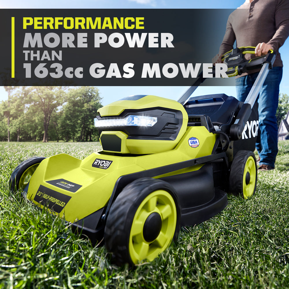 40V HP BRUSHLESS 21" SELF-PROPELLED MOWER Image 4