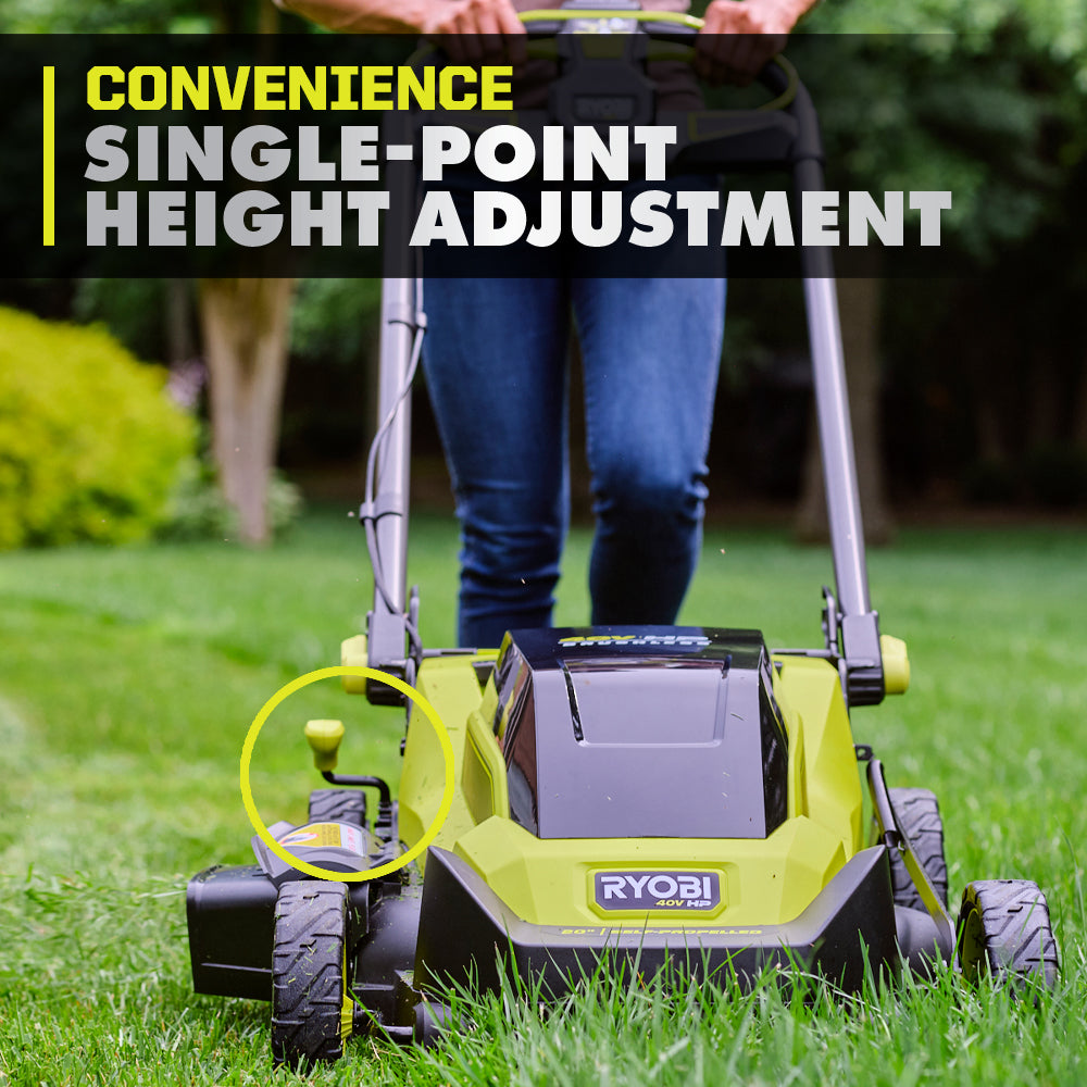 40V HP BRUSHLESS 20" SELF-PROPELLED LAWN MOWER Image 8