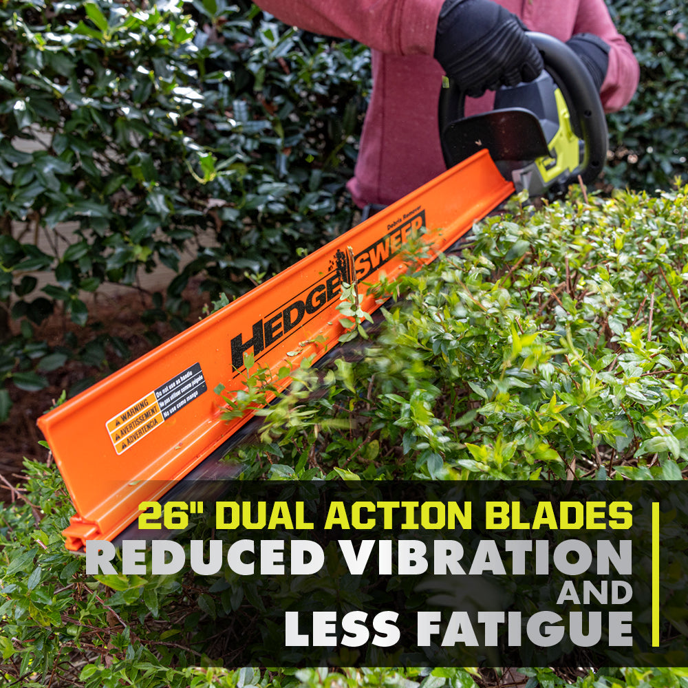40V HP BRUSHLESS WHISPER SERIES 26" HEDGE TRIMMER  Image 7