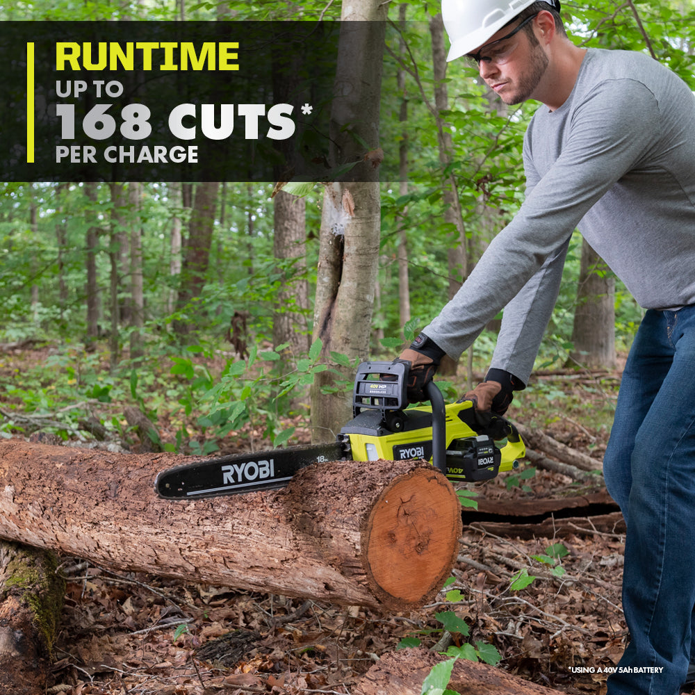 40V HP BRUSHLESS 18" CHAINSAW KIT Image 3