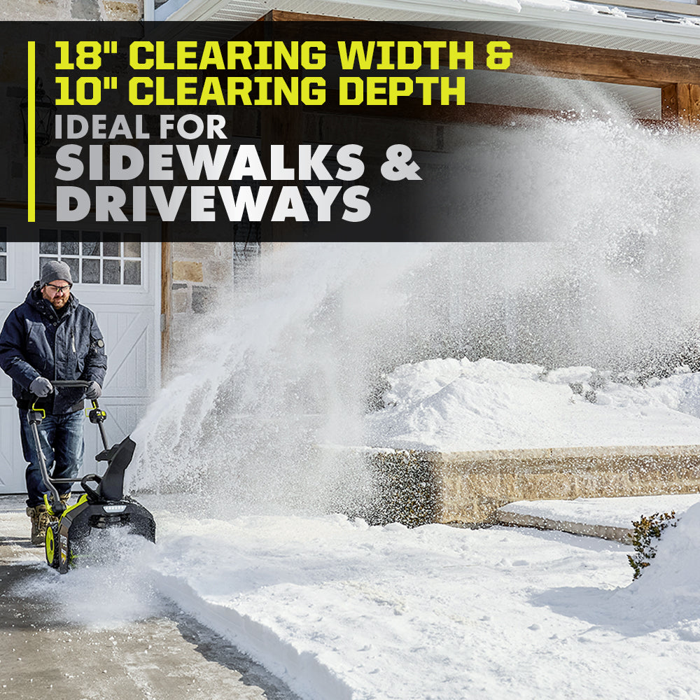 40V HP BRUSHLESS 18" SNOW BLOWER KIT Image 4