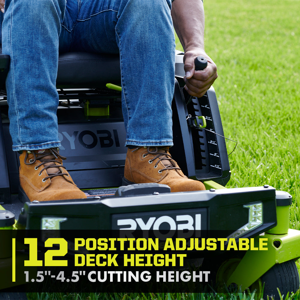 80V HP BRUSHLESS 30" LITHIUM ELECTRIC ZERO TURN RIDING MOWER Image 10