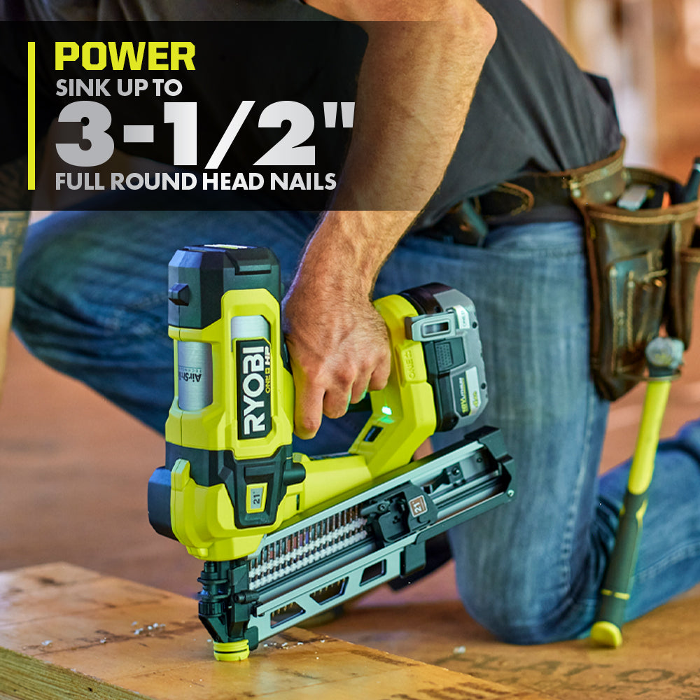 18V ONE+ HP Brushless AirStrike 21° Framing Nailer  Image 5